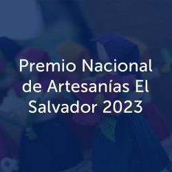 Bases Premio Nacional de Artesanías 2023